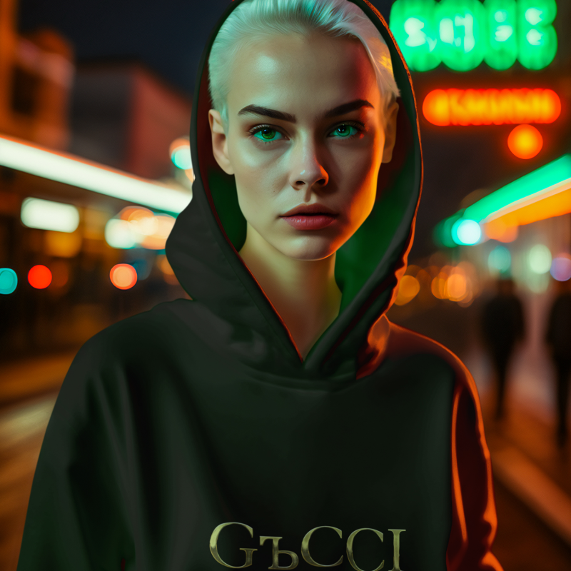 heaveNBUL GЪCCI Дамски Суитчър Черен
