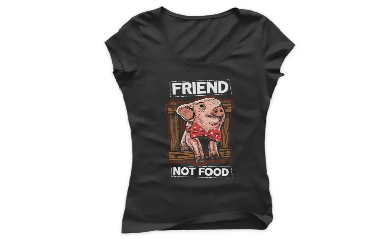 Дамска тениска Friend not food