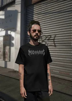 MadRavers Unisex Heavy Oversize Tee I Raver in Me - Black