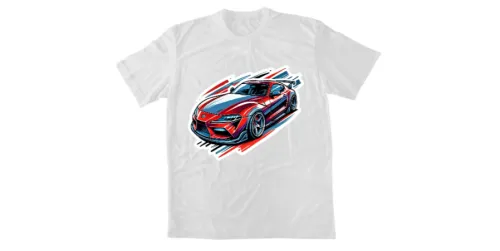 Тениска Toyota Supra - бяла