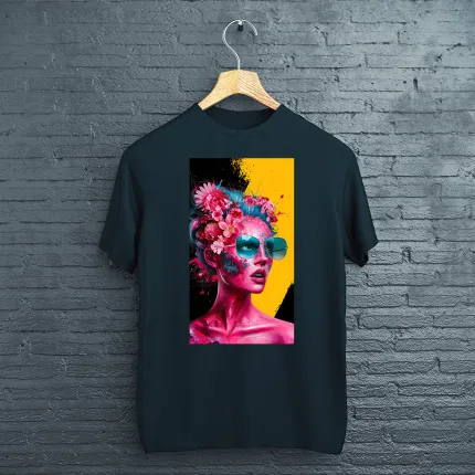 Мъжка тениска - Ghost Face Yellow - Black