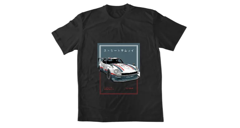 Мъжка тениска Poster Nissan Firelady 1977