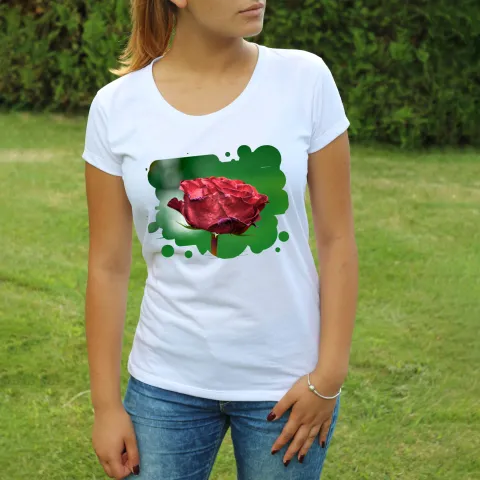 Дамска тениска принт Rose