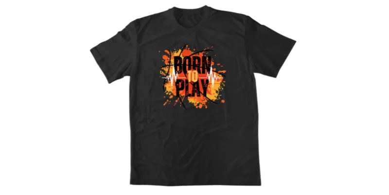 Тениска Born to play