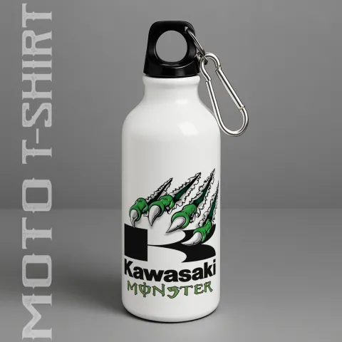 Алуминиева бутилка за вода 500 мл Kawasaki Monster