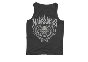 MadRavers Man TankTop I Devil Logo Black