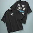 Унисекс Oversize тениска "Eat. Sleep. Shoot. Repeat."
