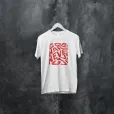 Мъжка тениска "Go Hard Never Give Up" - White