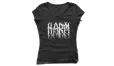 Metal logo black tee