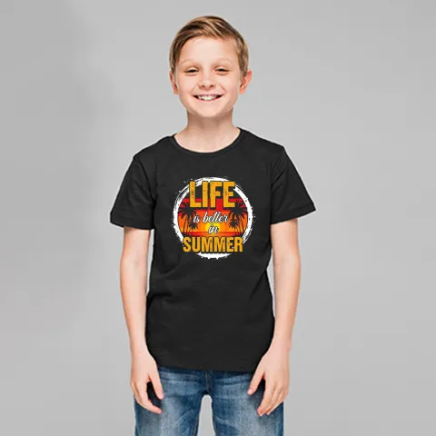 Детска тениска принт Summer Life