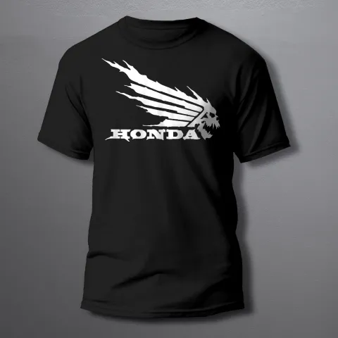 мъжка тениска HONDA DRAGON WHITE