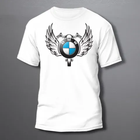 мъжка тениска BMW wings
