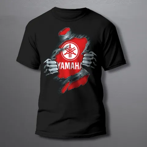 мъжка тениска YAMAHA torn RED