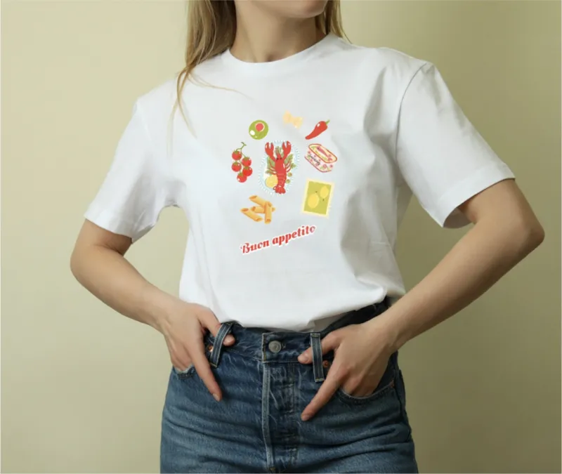 Унисекс тениска " Buon Appetito"