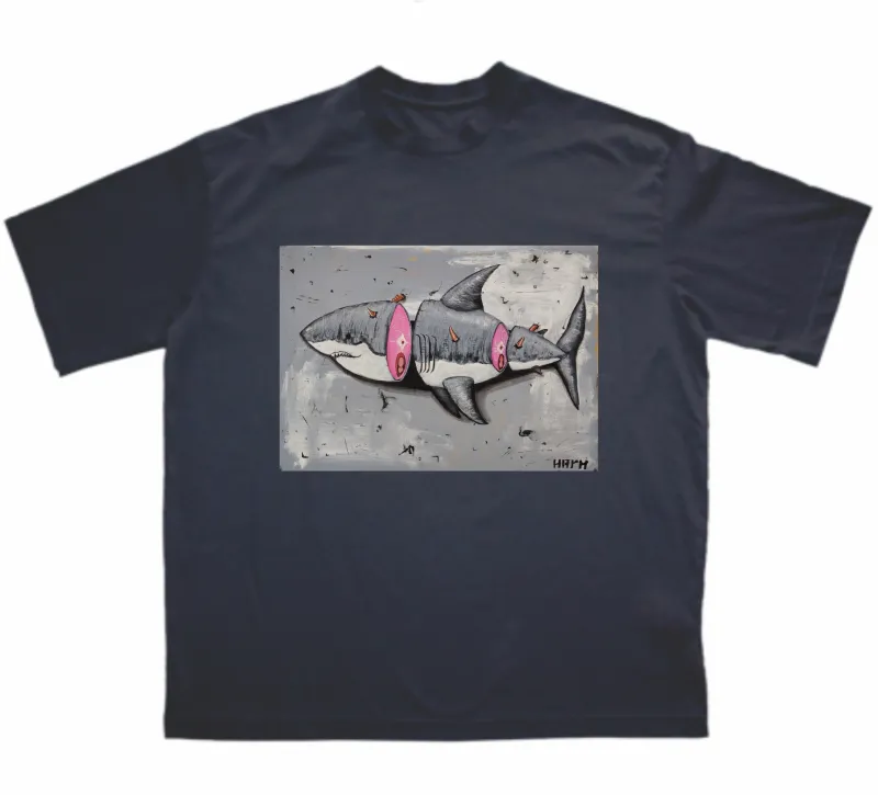 Sushi boy ovrsz black tee