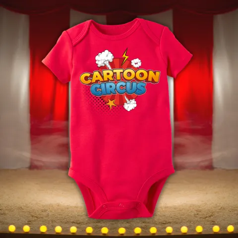 Бебешко боди Cartoon Circus в червено