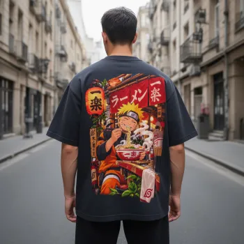 Унисекс овърсайз тениска Ramen