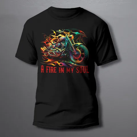 мъжка тениска A fire in my soul