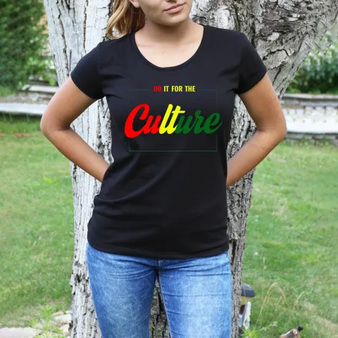 Дамска тениска принт Culture