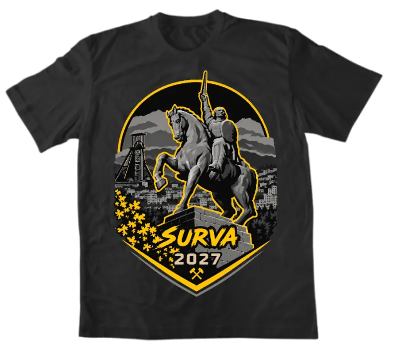 SURVA2027/3 Тениска с принт