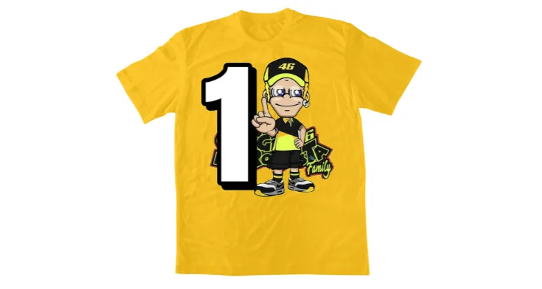 Тениска Vale Rossi 46 Number 1