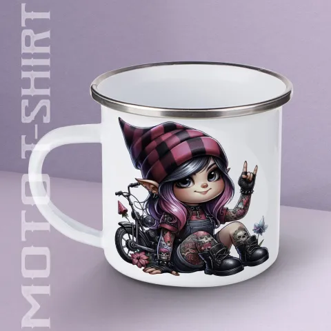 CUP PINK moto girl