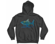 Delicate Shark black hoodie