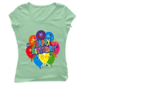 Дамска тениска Happy birthday 12