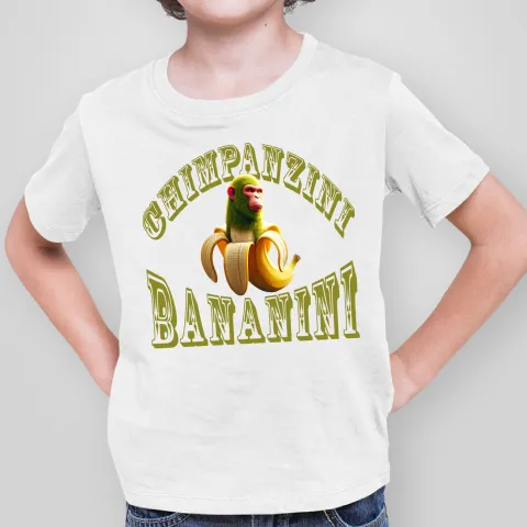 Детска тениска принт Chimpanzini Bananini