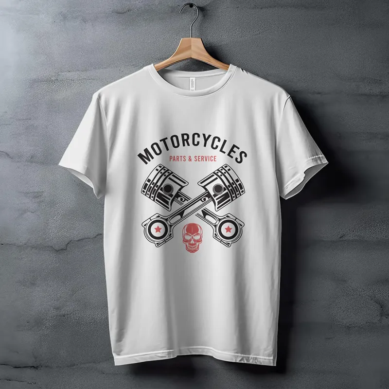 Мъжка тениска "Motorcycles Parts"