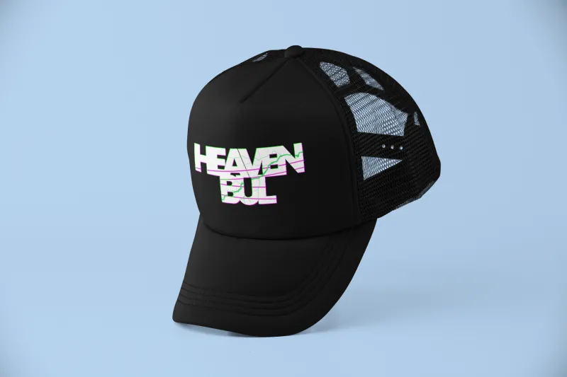 heaveNBUL Glitch Шапка С Мрежа