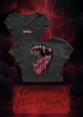 MadRavers CropTop I Can i take a bite? - Black