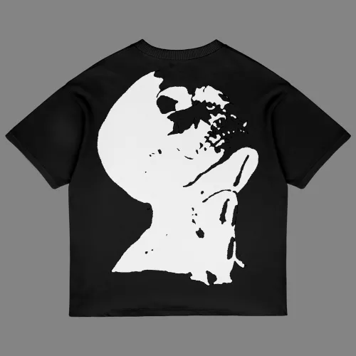 WhiteSkull2Faces дизайн на гърба