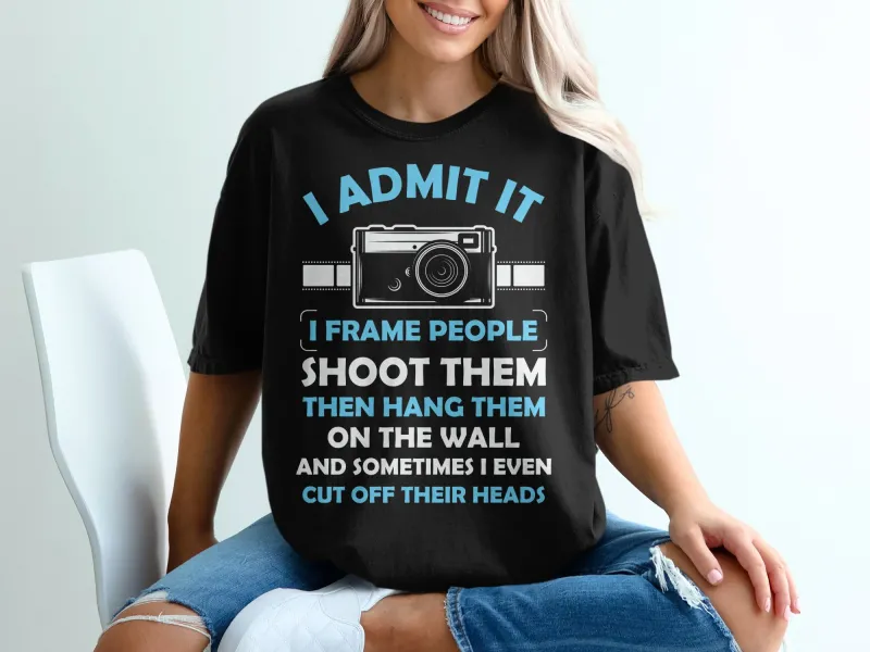Oversize тениска  "I admin it ..."