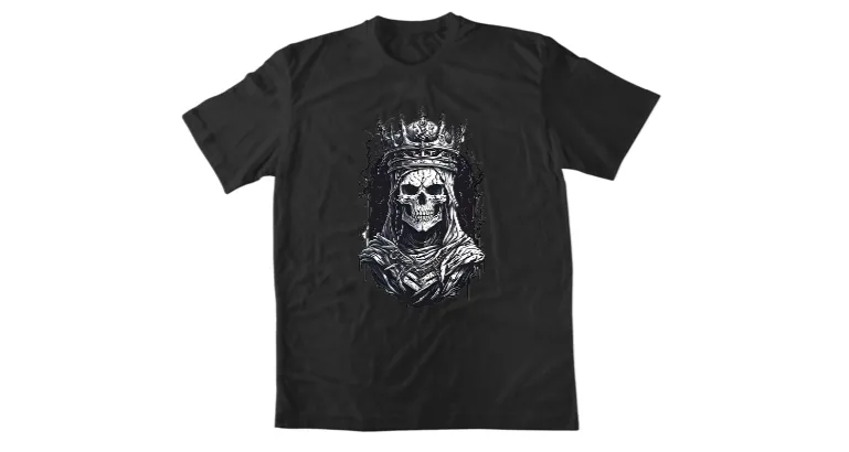 Мъжка тениска Skull king