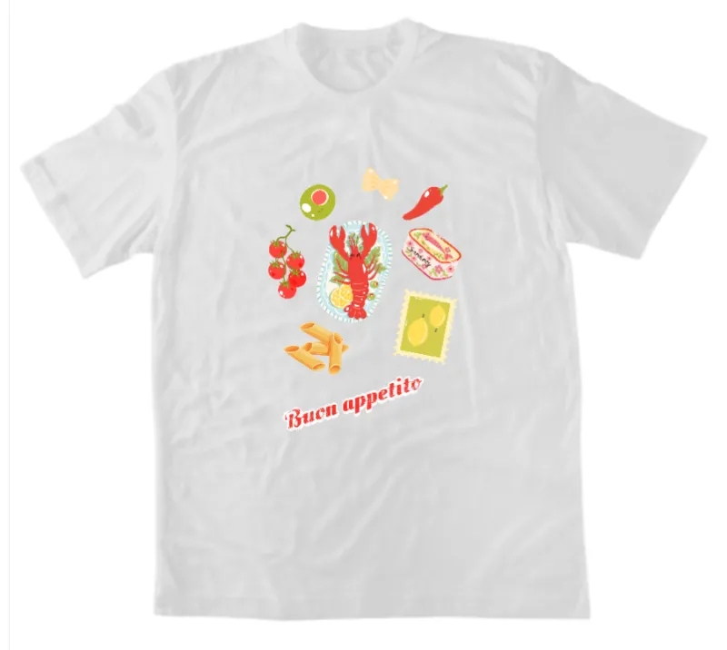 Унисекс тениска " Buon Appetito"