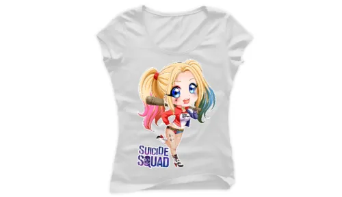 Дамска тениска, момиче с бухалка 2