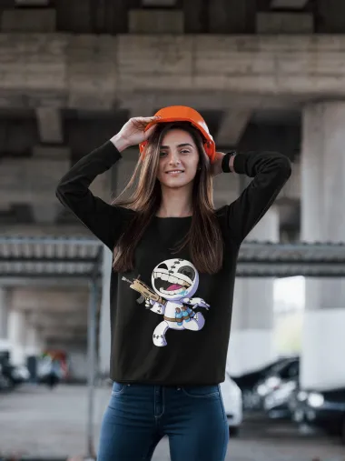 Черна Дамска Блуза VoodooheadsTv Fortnite