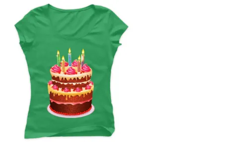 Дамска тениска Happy birthday 4