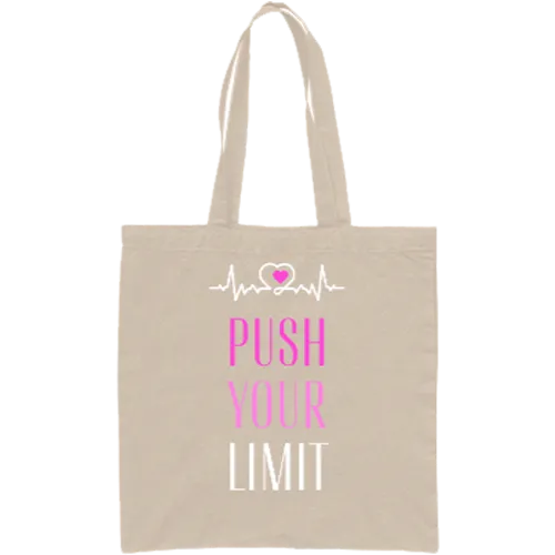Чанта за пазаруване, Push your Limit, Чанта за пазаруване 100% памук
