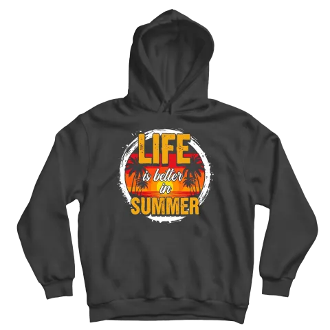 Унисекс суичър принт Summer Life