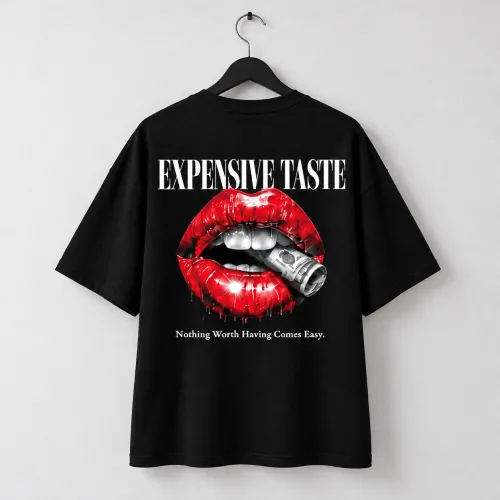 Тениска Expensive Taste Black
