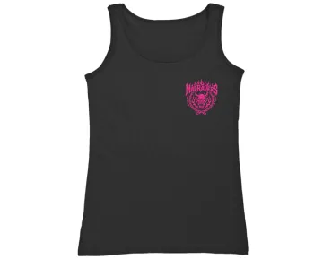 MadRavers Woman TankTop I Hot Girls Listen to Techno - Black