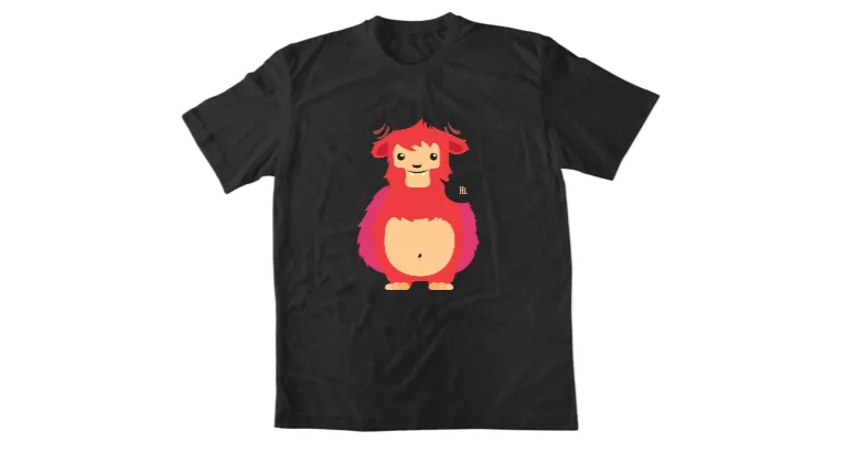 Мъжка тениска Hi cow