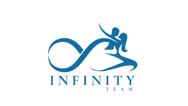 Стикер Infinity Team - Син