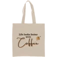 Чанта за пазаруване, Life with Coffee, Чанта за пазаруване 100% памук