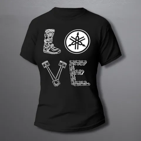 дамска тениска LOVE YAMAHA