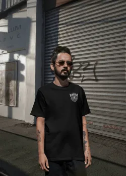 MadRavers Heavy Oversize Tee I Devil Logo - Black