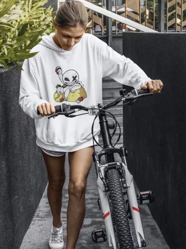 Бял Дамски Суитчър Breaking The Game