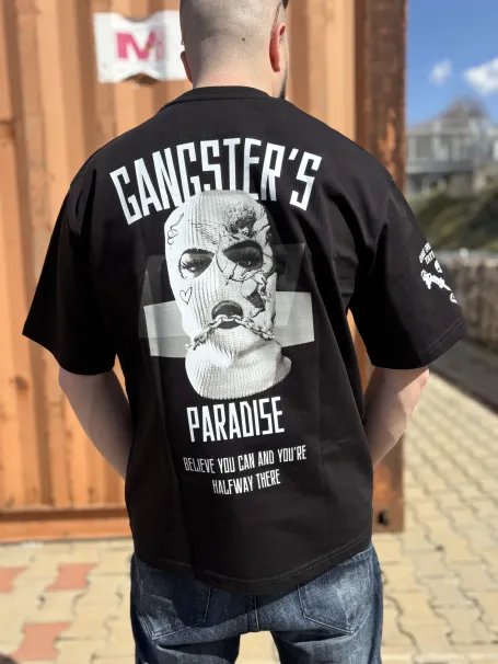 Gangster’s Paradise – Черна Oversize тениска